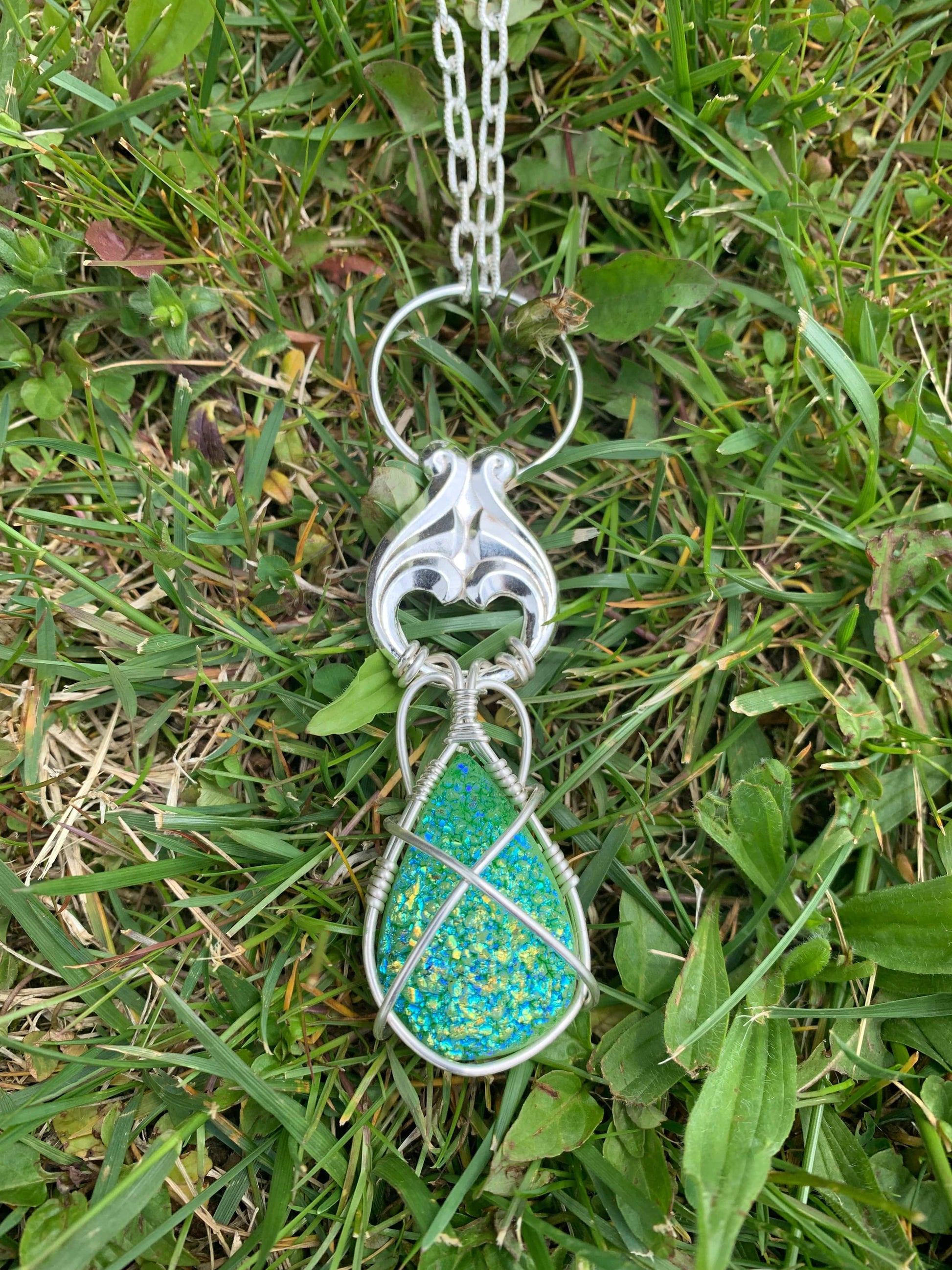 Afternoon Summer Light Druzy Necklace