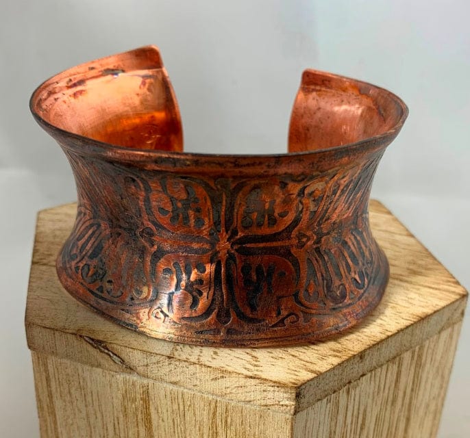 LuckyClover Copper Cuff Bracelet