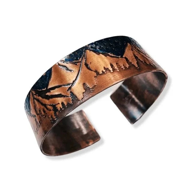 Mountain cuff bracelet