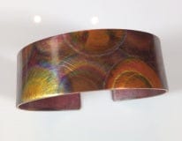Narrow Flame Cuff Bracelet