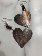 Stars in Your Eyes heart earrings