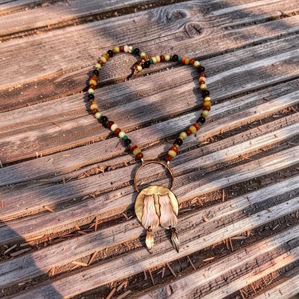 “Moonwatch Companions” – The Cat’s Meow Copper Pendant Necklace