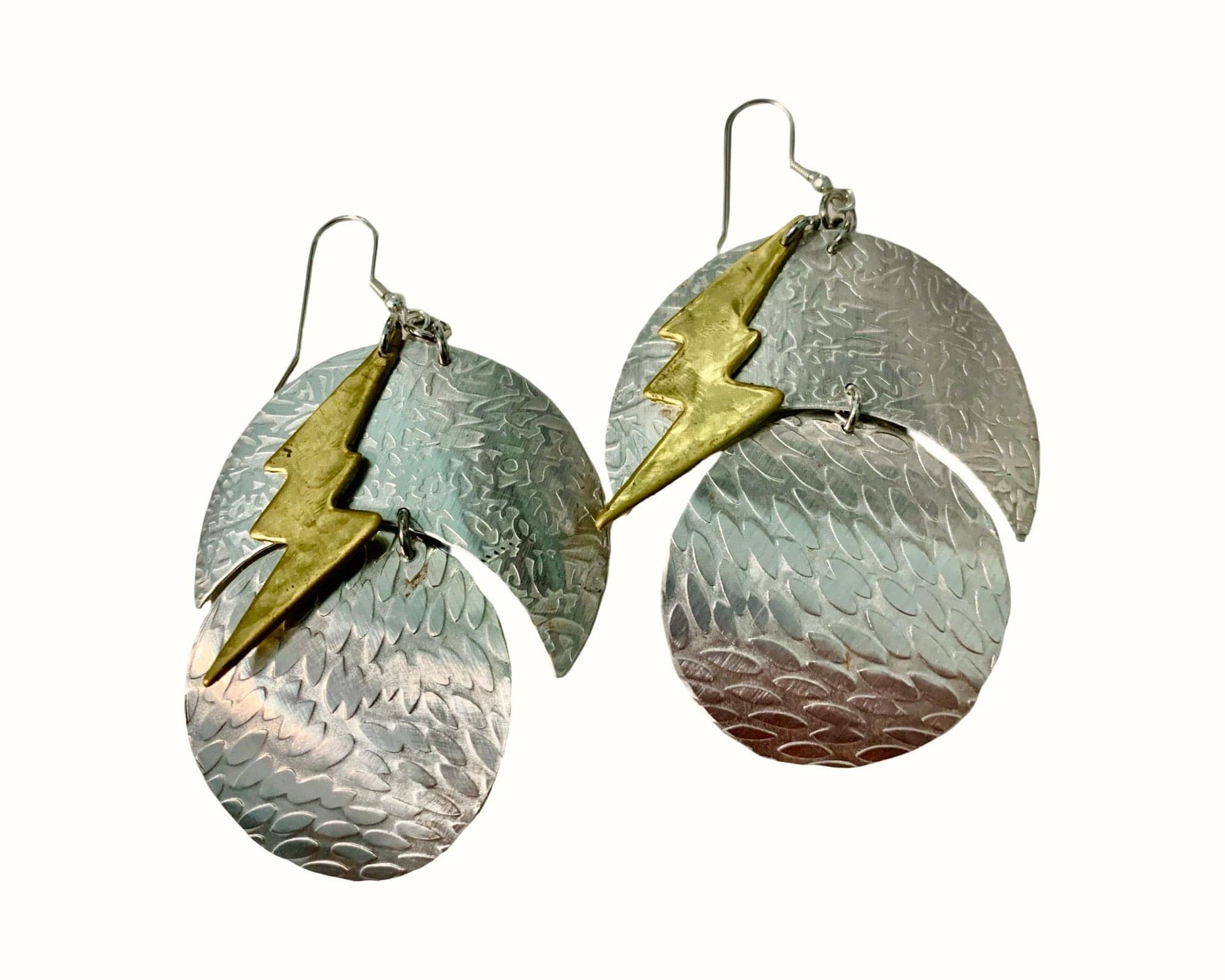 Storm Energy — Lightning Strike Earrings