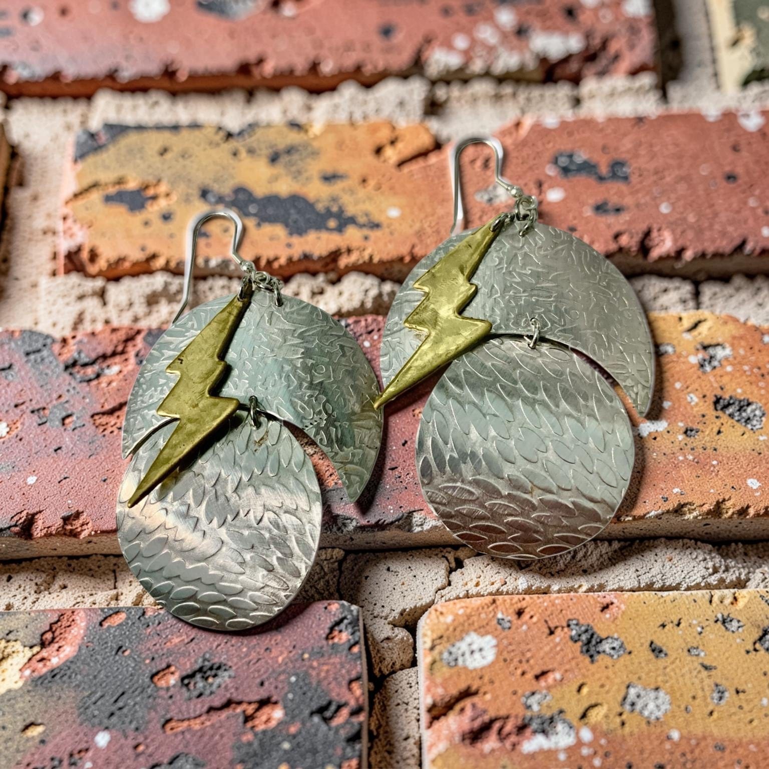Storm Energy — Lightning Strike Earrings