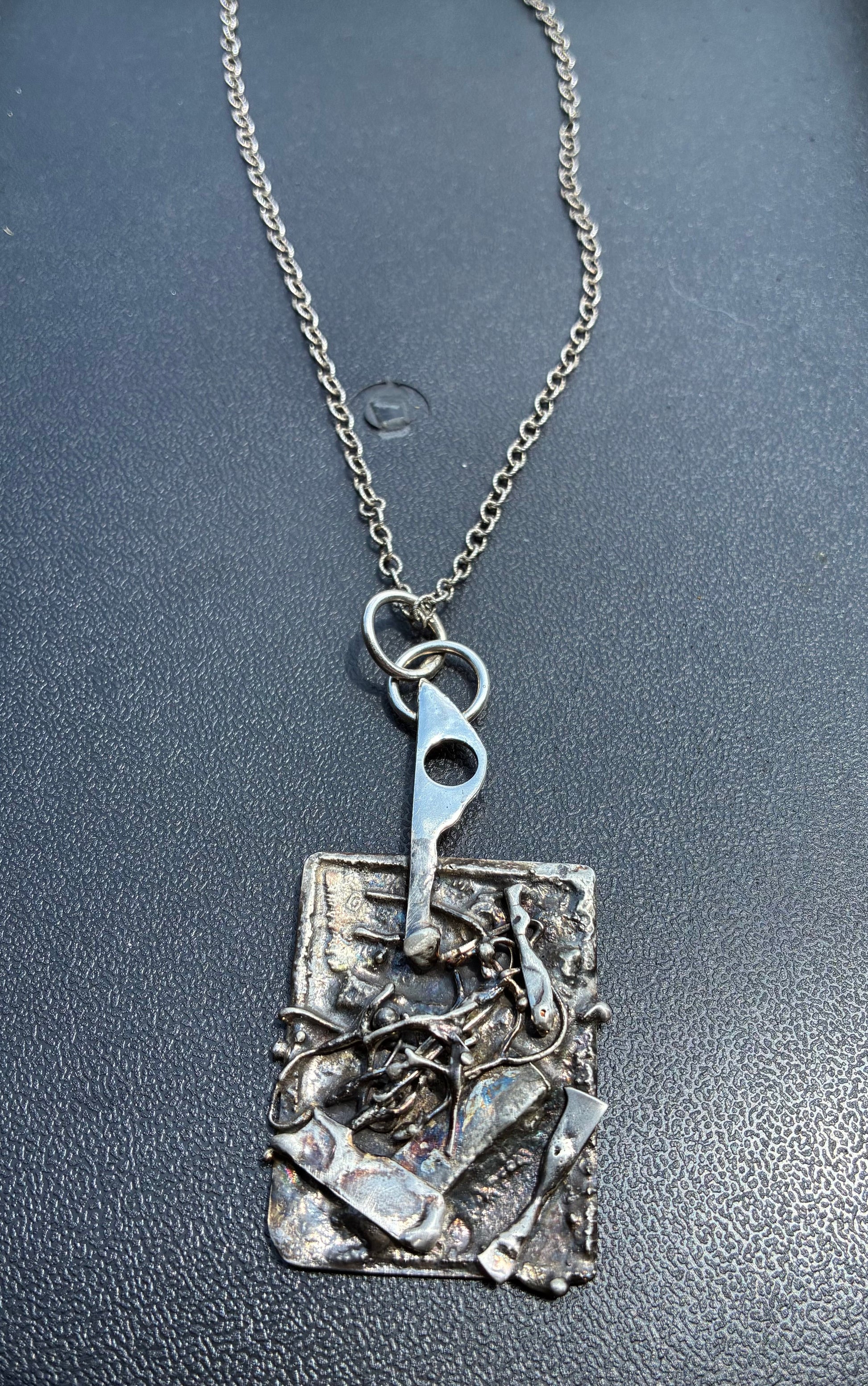 'Breaking Free' One-of-a-Kind Sterling Silver Pendant