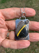 'Bright Spot ' Silver Jasper Pendant