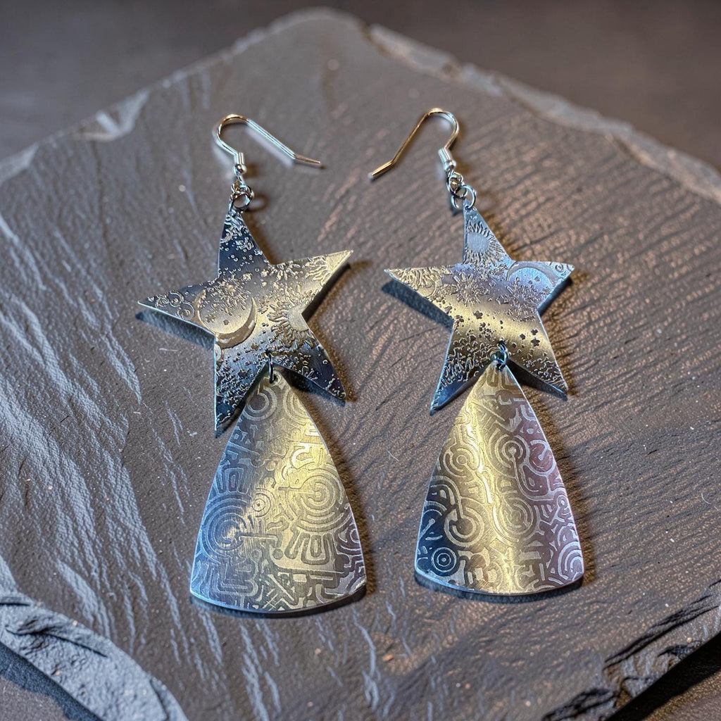 Guided by the Stars — Celestial Path Earrings