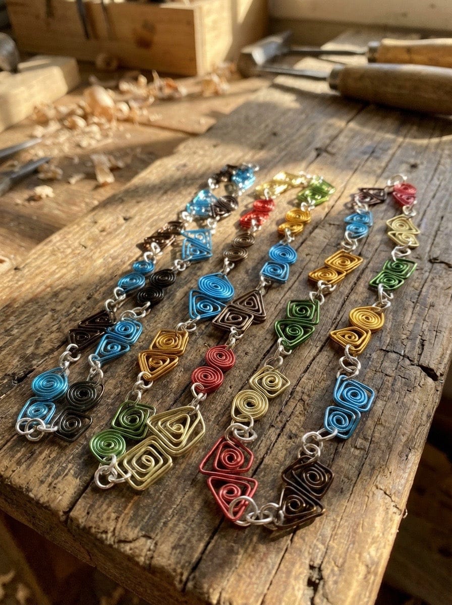 Color Your World Geometric Necklace