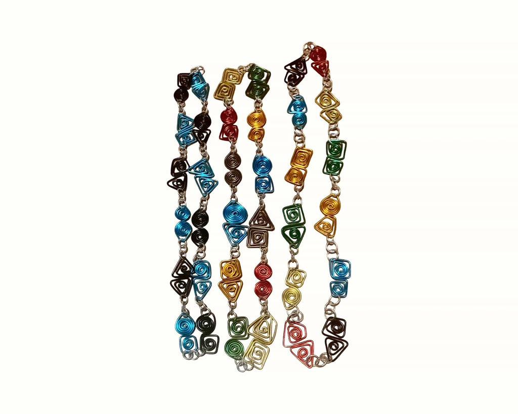 Color Your World Geometric Necklace