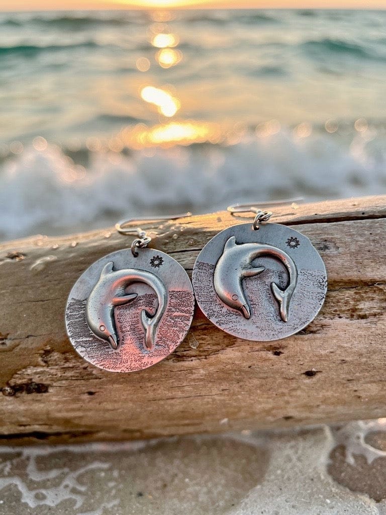 “Sunlit Splash Dolphins”