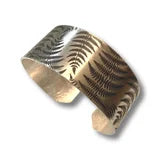 'Forest Ferns' Silver Cuff 1" W