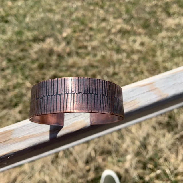 'Frequency' Narrow Copper Cuff