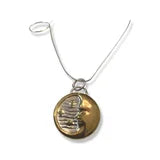 'The Golden Moon' Silver  Pendant Plated with 14KT Gold