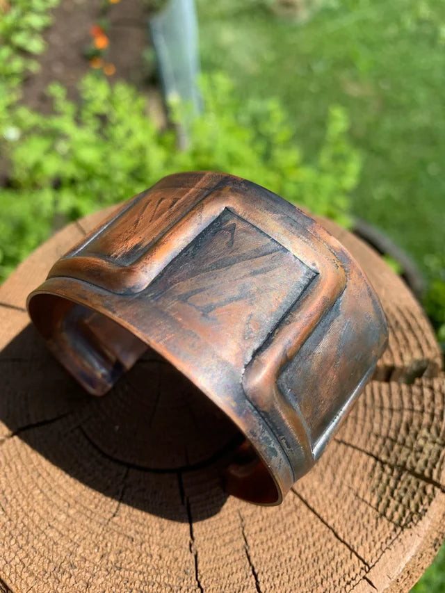 Greek Key Wellness Cuff
