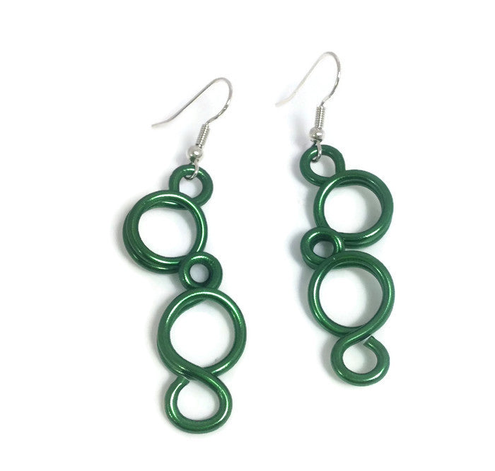 Tiny Bubbles Aluminum Earrings- Many Colors