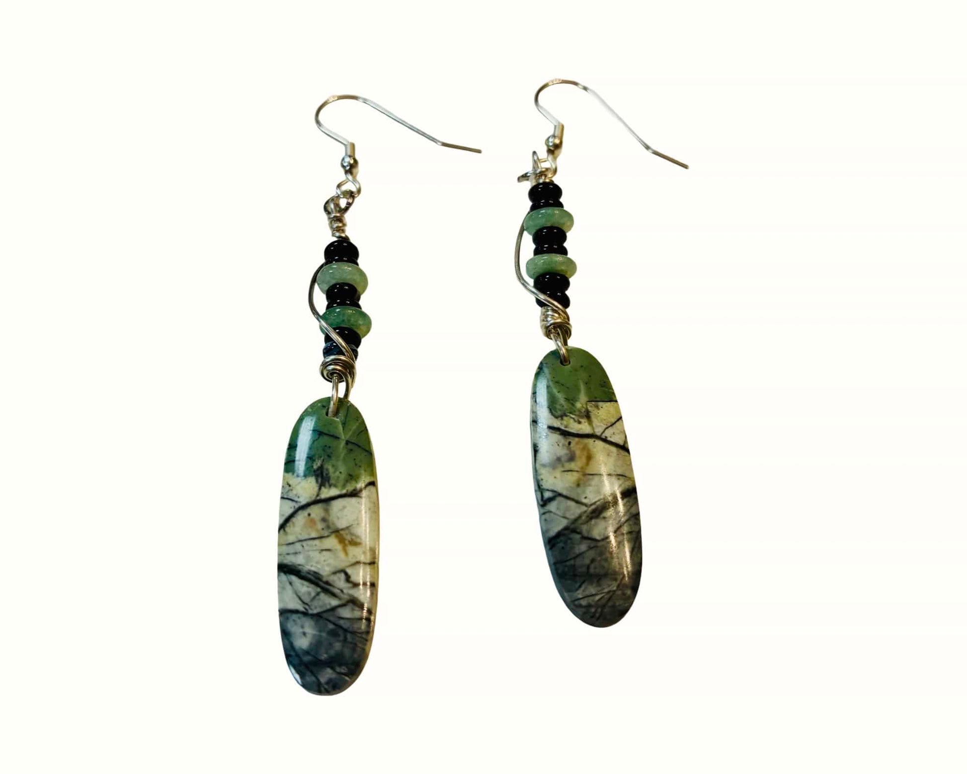 Whispers Through the Grove' Silver Earrings