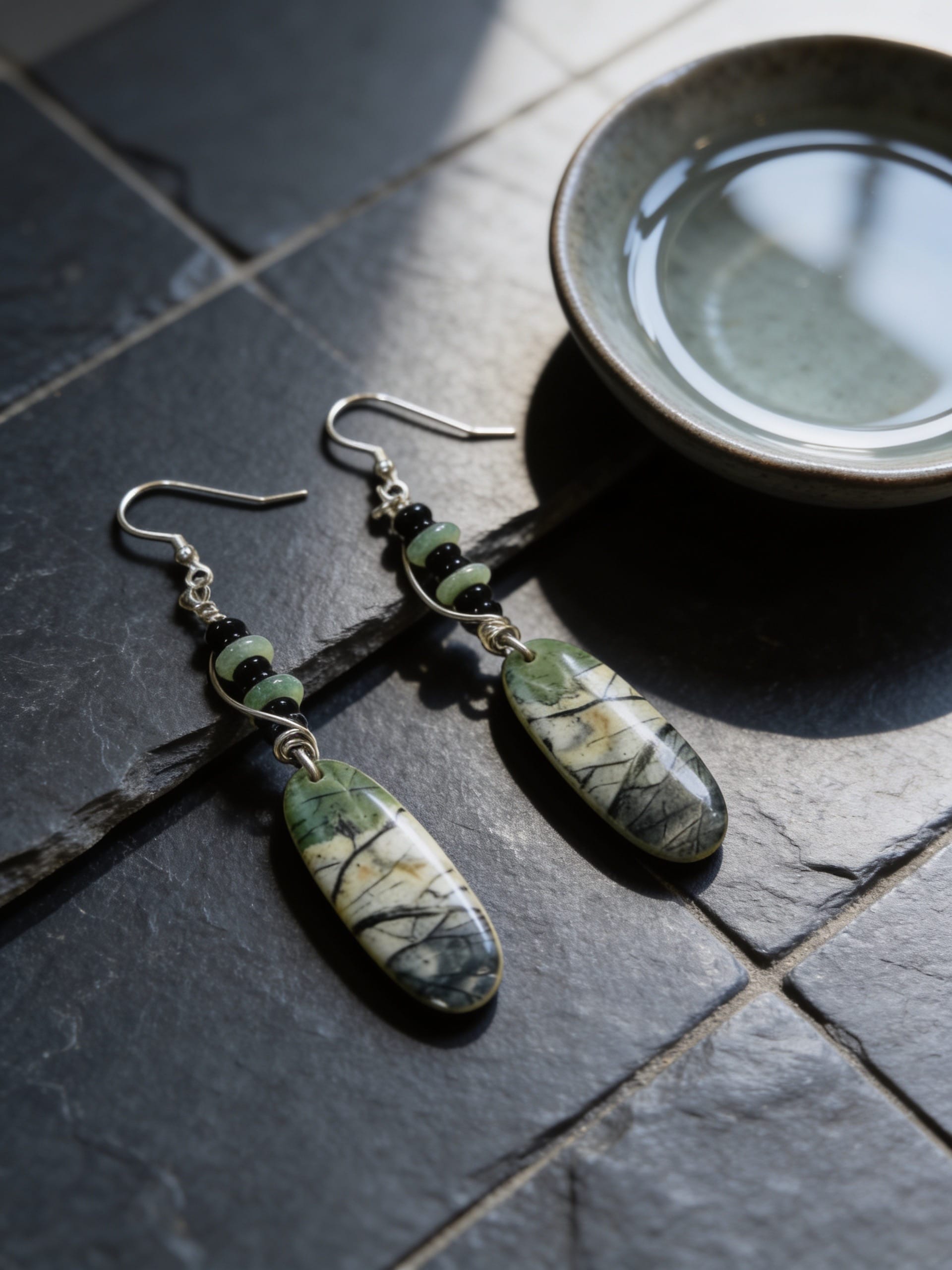 Whispers Through the Grove' Silver Earrings
