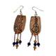 Guitars Anyone? Copper Guitar Earrings with Jasper