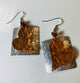 'Heart on Hearts' Copper Earrings