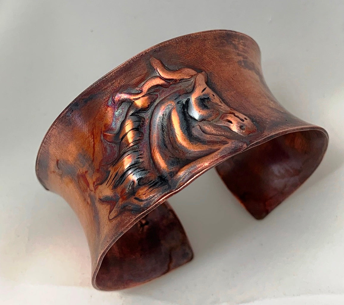 Horse Copper Wellness Cuff