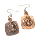 Lucky Horse Head Copper Jewelry Earrings