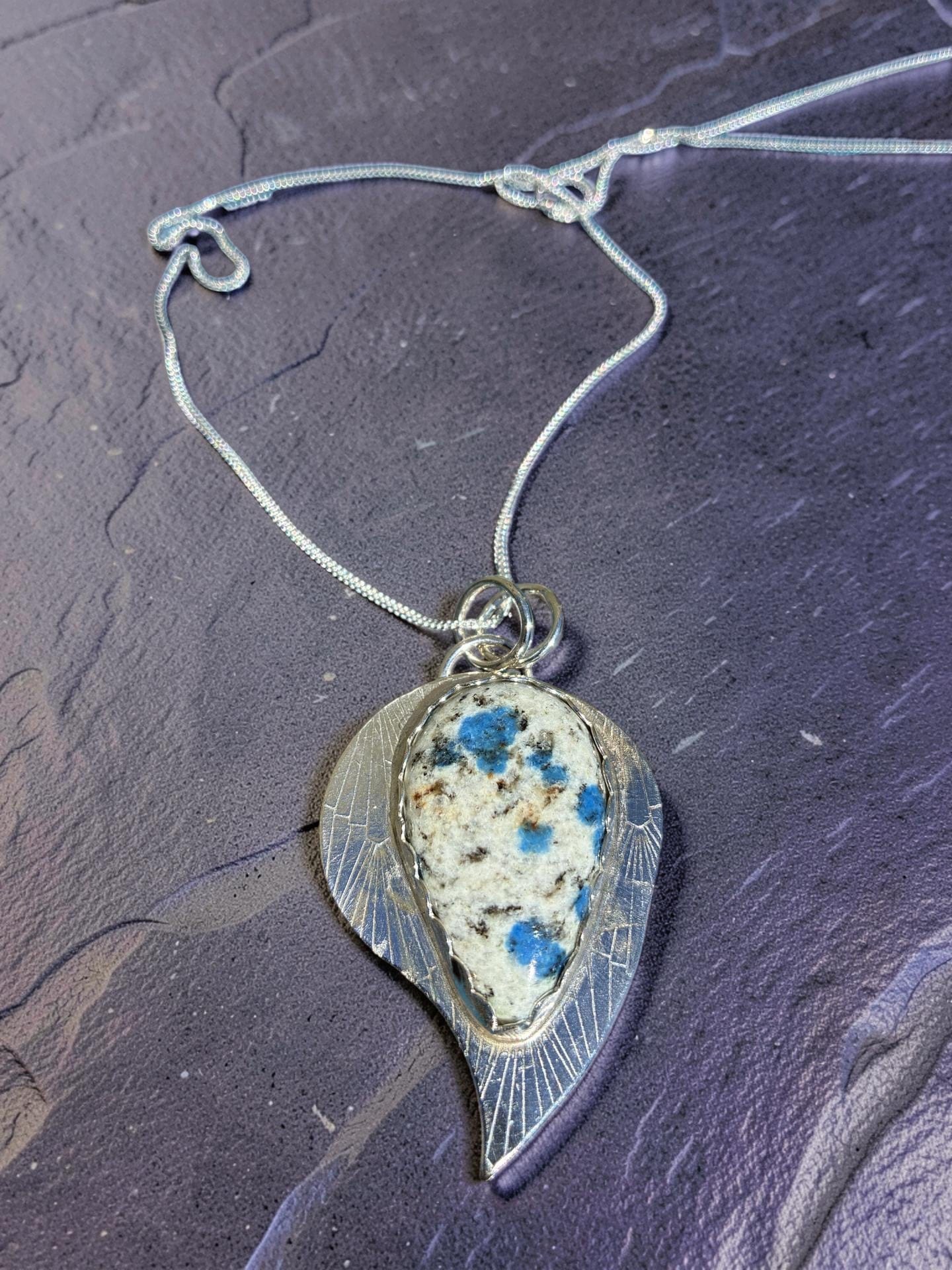 Summit Within — K2 Jasper Silver Pendant