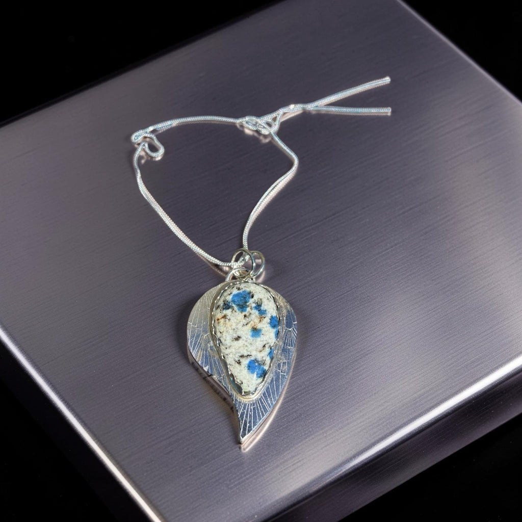 Summit Within — K2 Jasper Silver Pendant