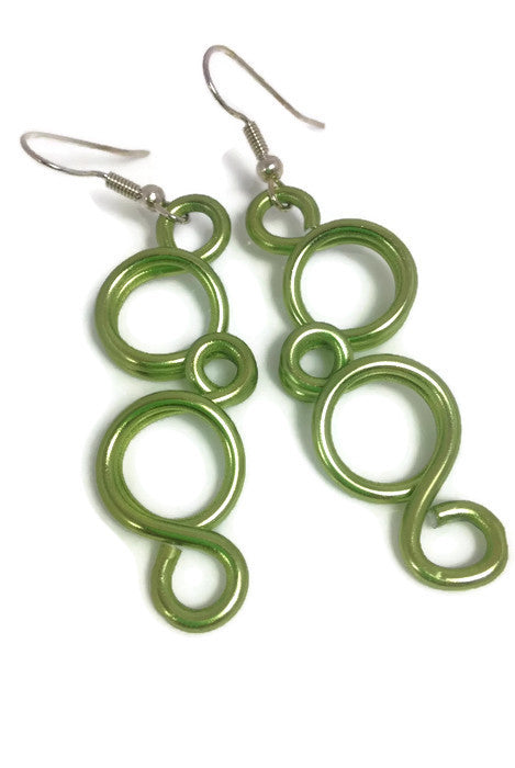 Tiny Bubbles Aluminum Earrings- Many Colors
