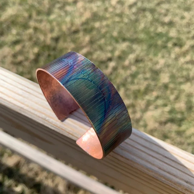 Lines of Color Narrow Wellness Cuff