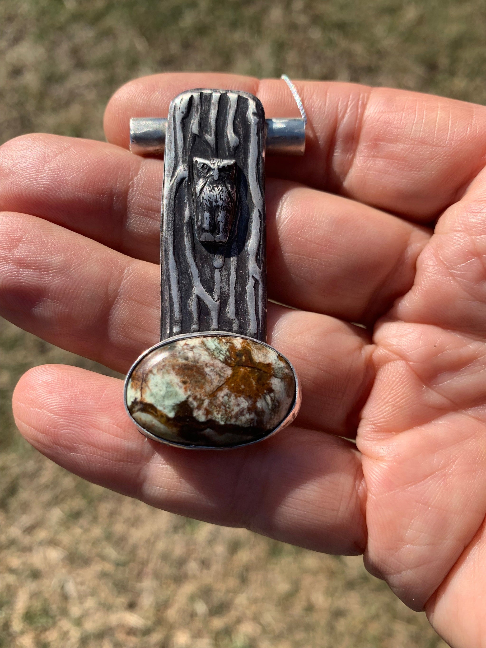 Watching New Train Jasper Pendant In Silver Chrizart Creations watching-new-train-jasper-pendant-in-silver-chrizart-creations