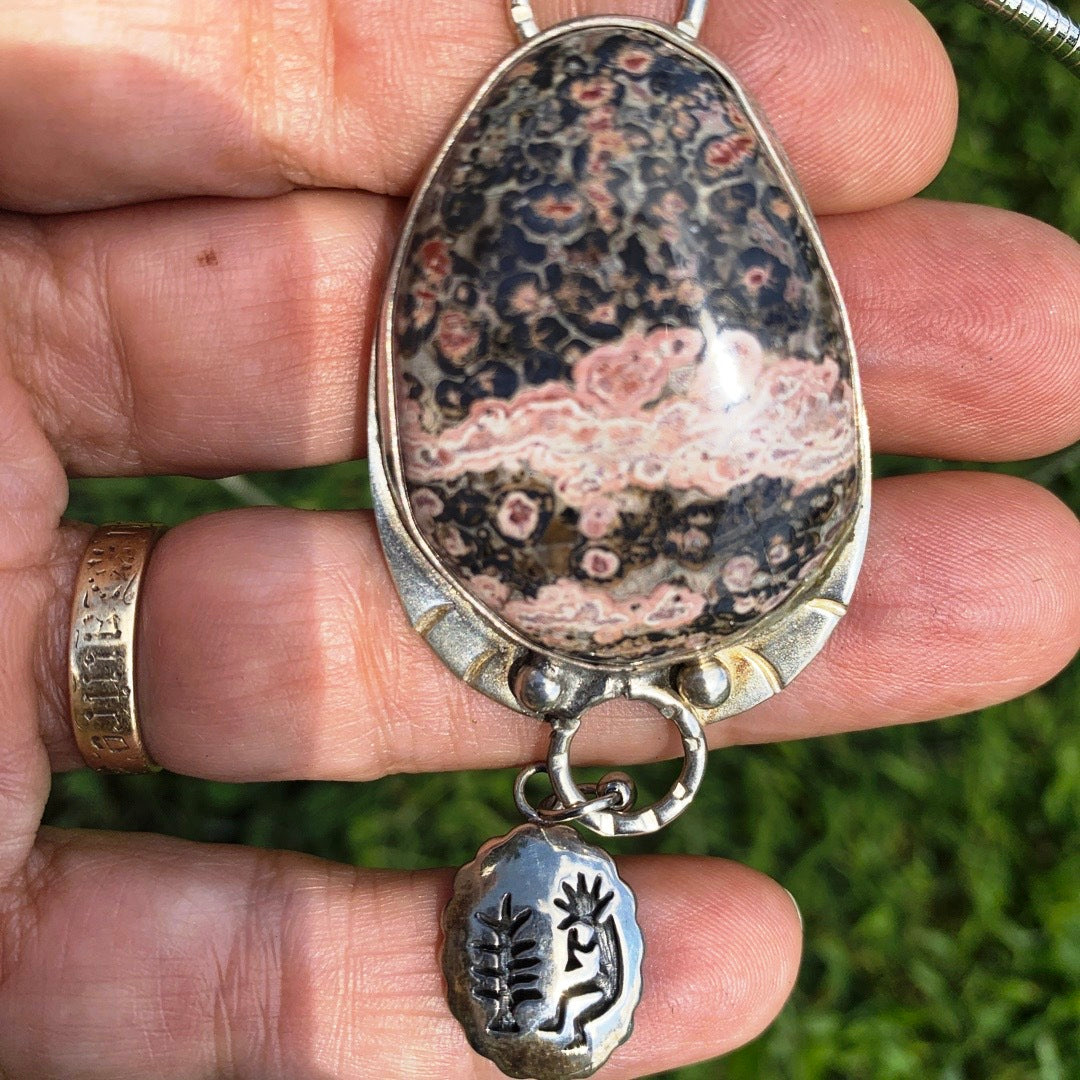 'Sandy Bottom' Ocean Jasper Pendant