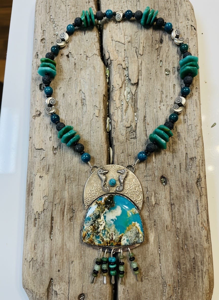 'Ocean Memory' one-of-a-kind Collector Necklace