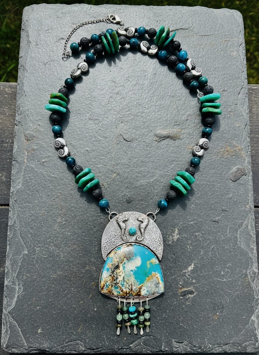'Ocean Memory' one-of-a-kind Collector Necklace