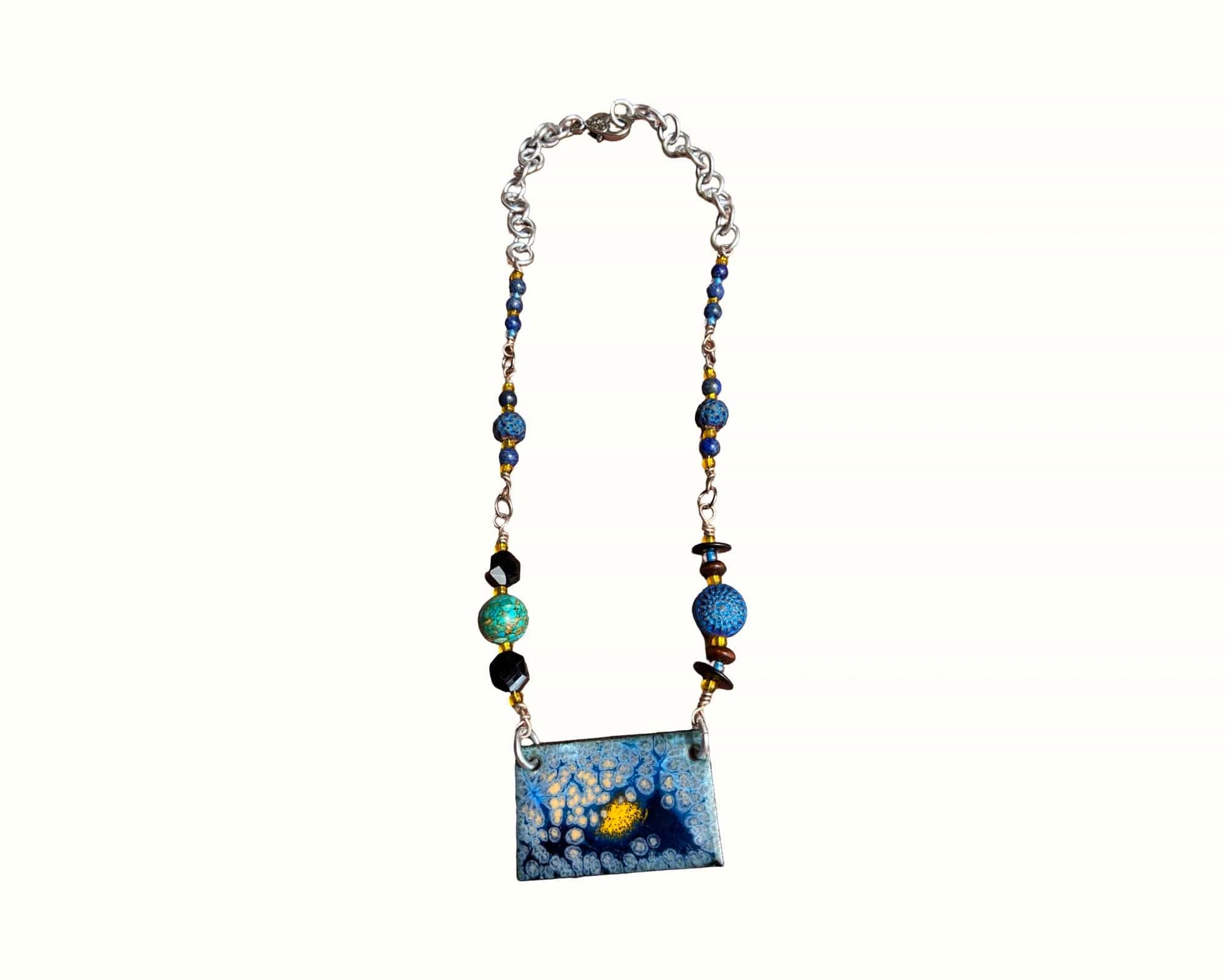 'Beyond the Known' Enamel Pendant one of a Kind