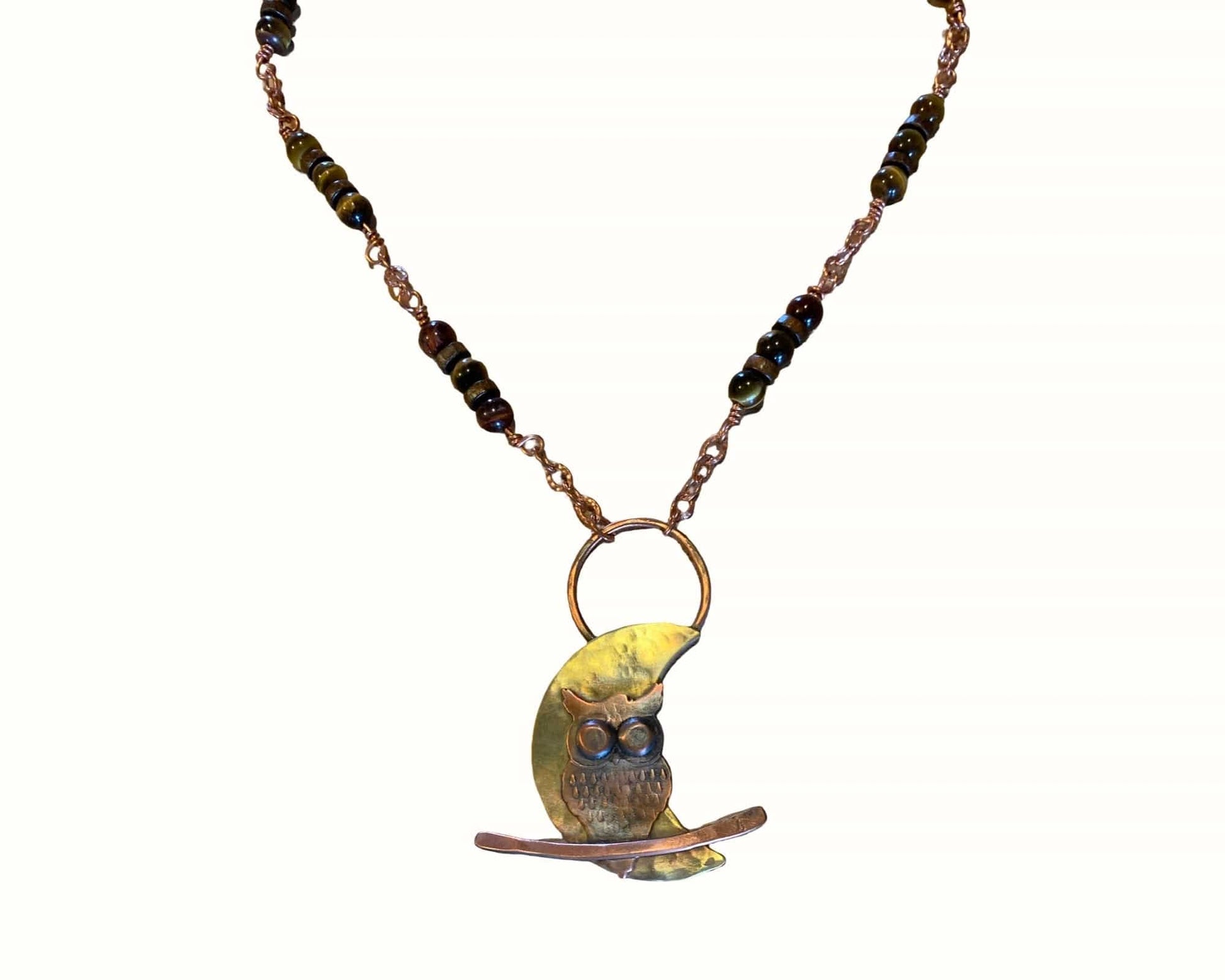 Moonlit Watcher — Owl of Wisdom Pendant
