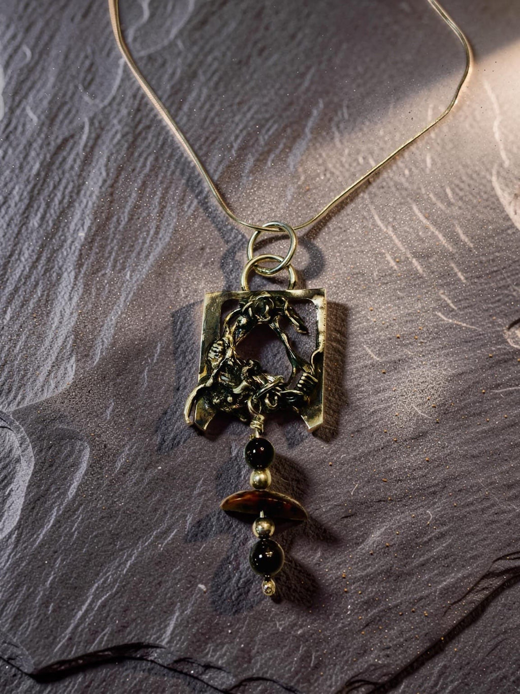 'Forged in the Becoming' One-of-a-Kind Sterling Silver Pendant