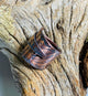 z-    Copper Wellness Artisan Ring Swirly pattern -Size 7