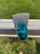 'Under The Deep Blue' Chrysocolla Silver Pendant