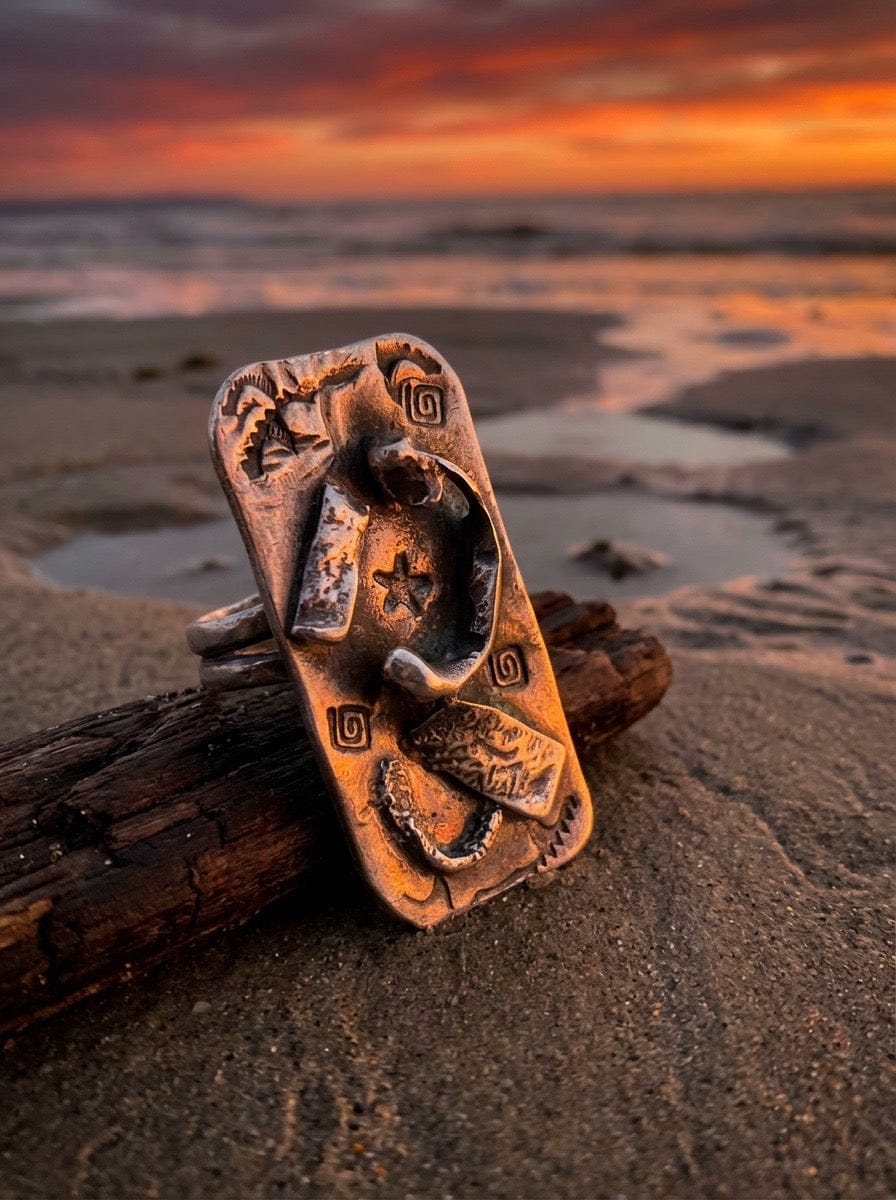 “The Alchemist” — One-of-a-Kind Silver Statement Ring size 7