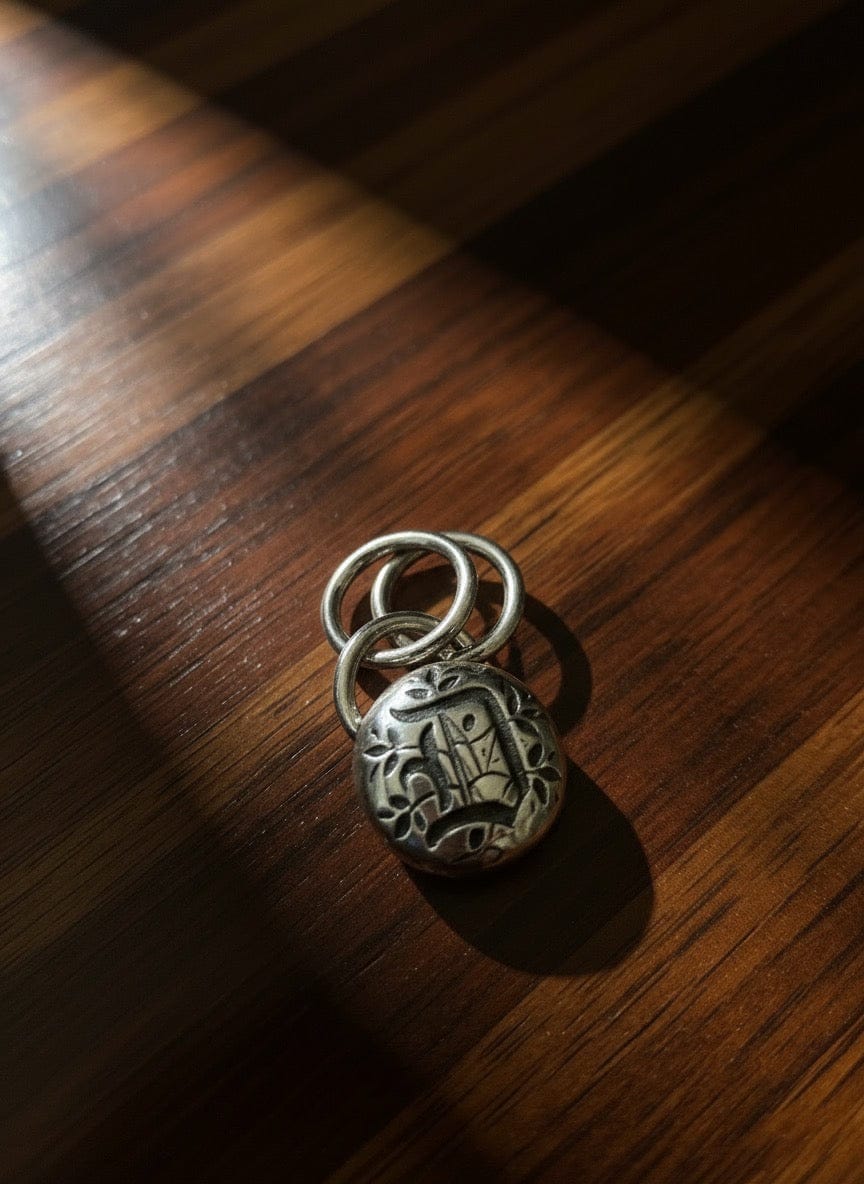 Handcrafted Silver Initial Pendants