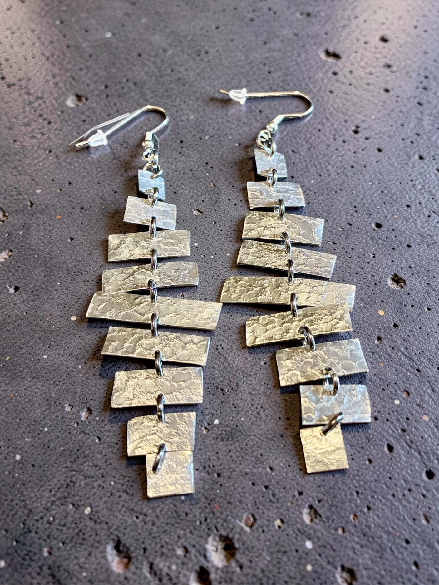 Skyline Rhythm Aluminum Earrings