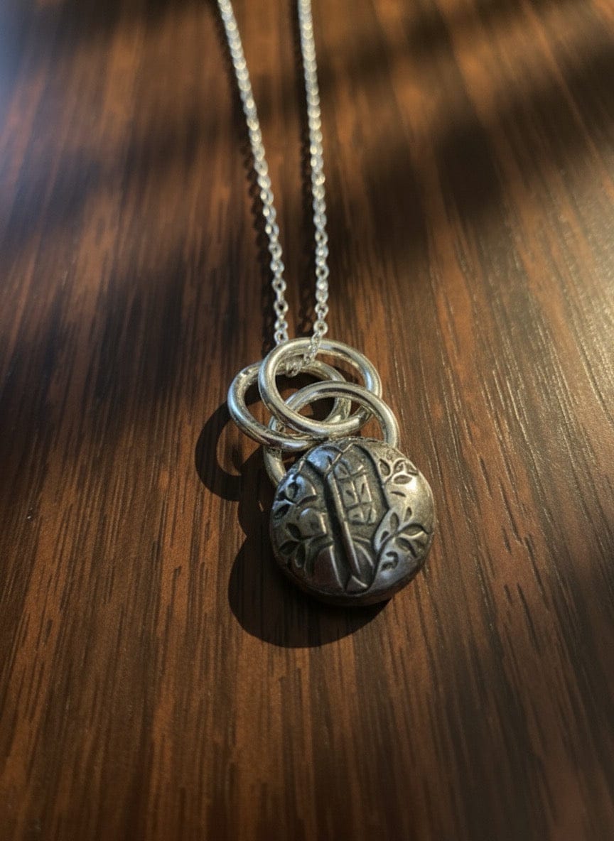 Handcrafted Silver Initial Pendants