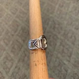 Silver Buckle Ring size 8 1/2