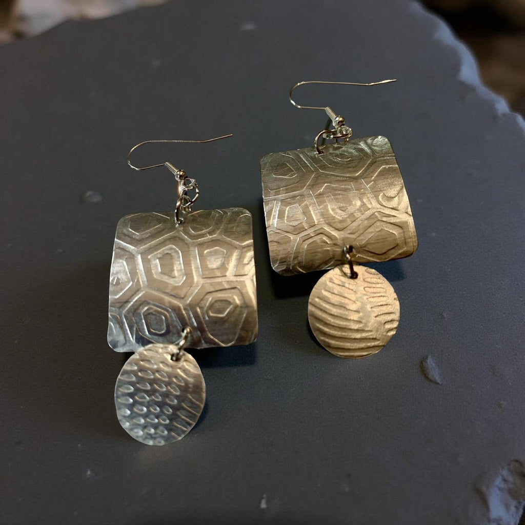 Order & Flow – Lightweight Aluminum Statement Earrings