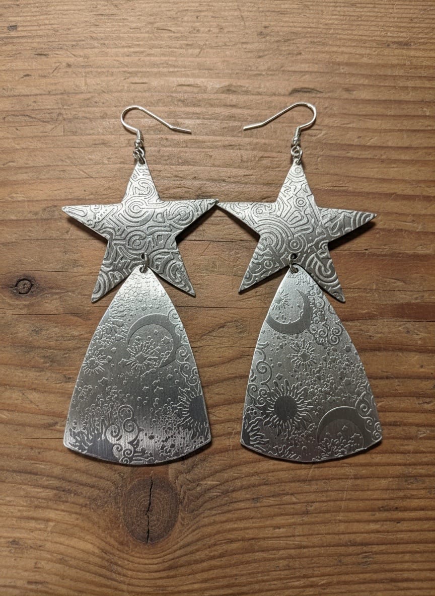 Guided by the Stars — Celestial Path Earrings