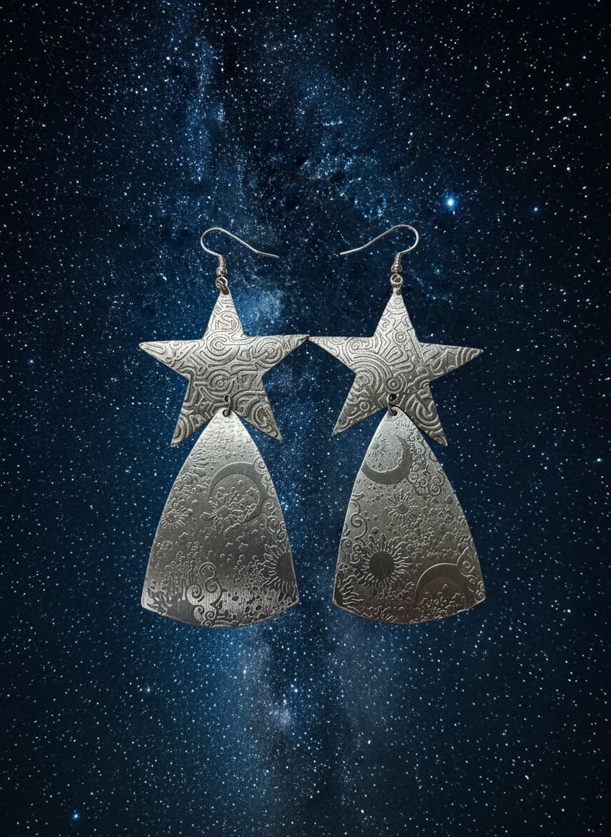 Guided by the Stars — Celestial Path Earrings