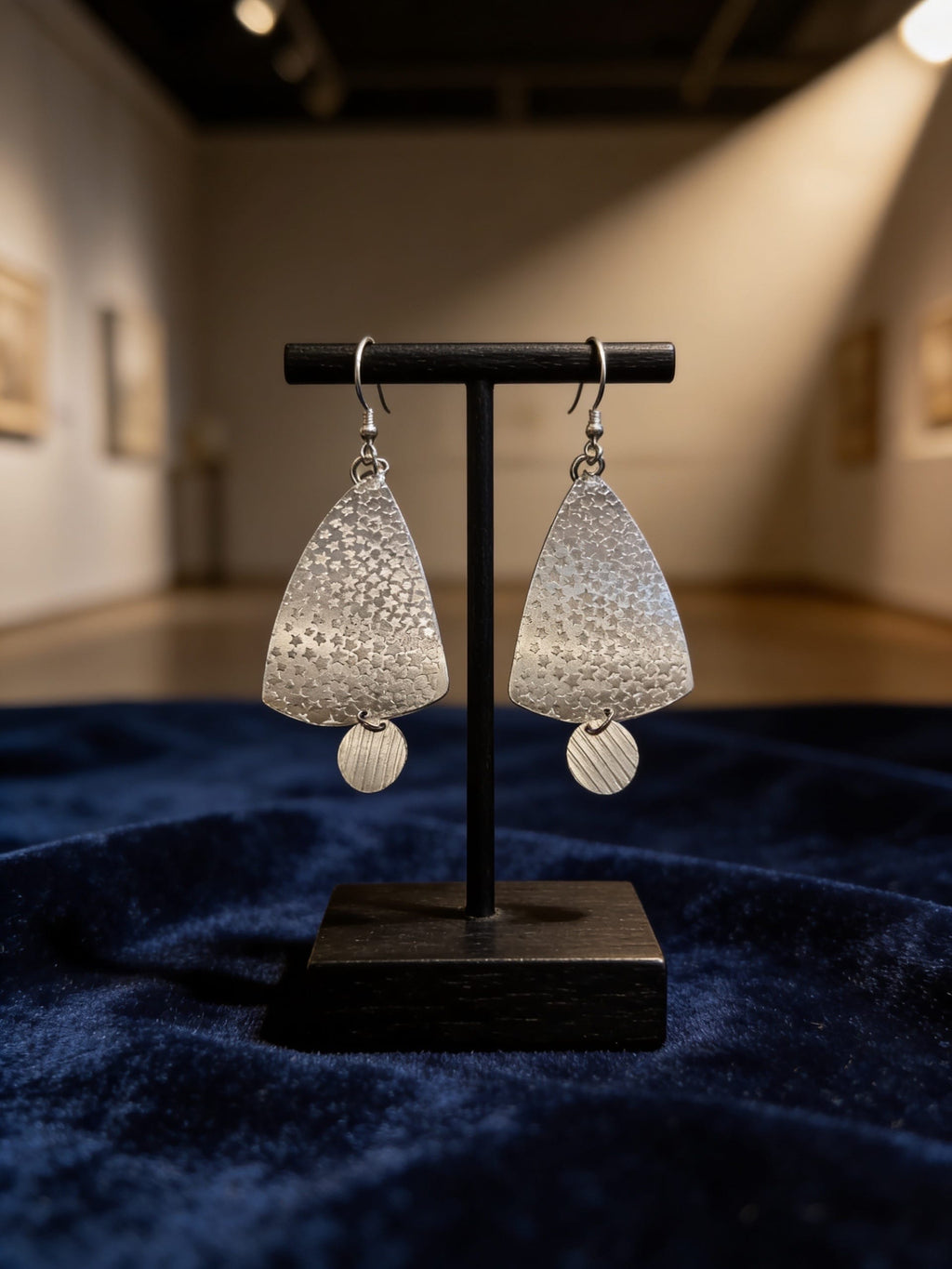 Starlit Echo Aluminum Earrings